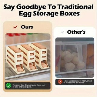 Rolling Egg Storage Box Slide