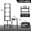 Foldable Aluminum Telescopic Ladder