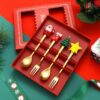 Stainless Christmas Cutlery Gift Set