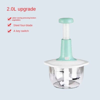 Manual Garlic Press & Food Grinder